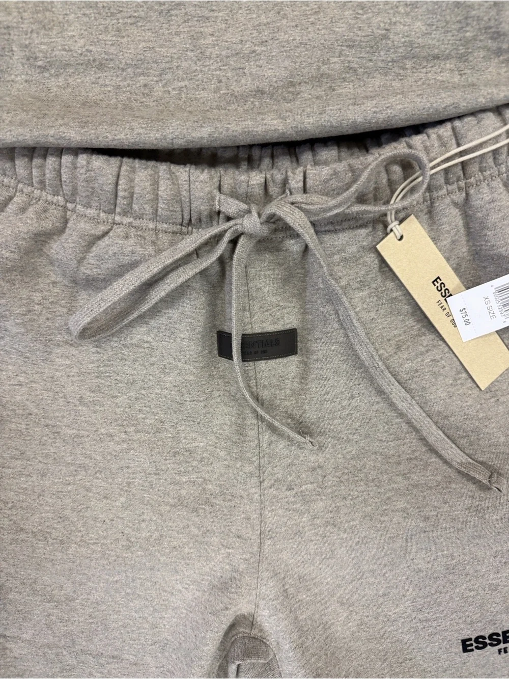 Essentials Men’s Heather Gray Shorts Set - Taupe/Beige - Picture 4 of 6